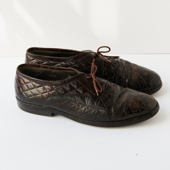 80s - SUSAN BENNIS - WARREN EDWARDS - Shoes - Men\'s - 10.5 - BRN Leather